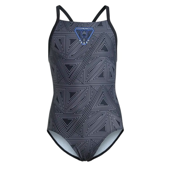 adidas Other - ADIDAS MARVEL Black Panther girls XL athletic cross back training swimsuit NWT